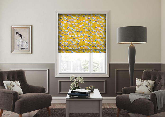 Clara, Saffron - Roman Blind - Image 5